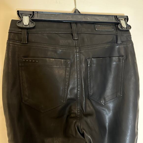 BLANK‎ NYC NWT Spoiler Alert Vegan Leather Mid Rise Skinny Moto Pants Size 24 - Picture 8 of 14